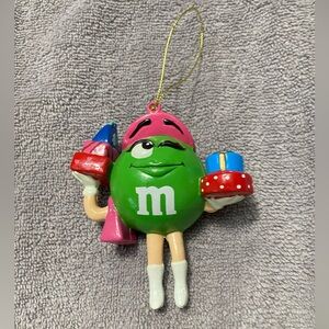 Kurt Adler Green M&M Christmas Ornament